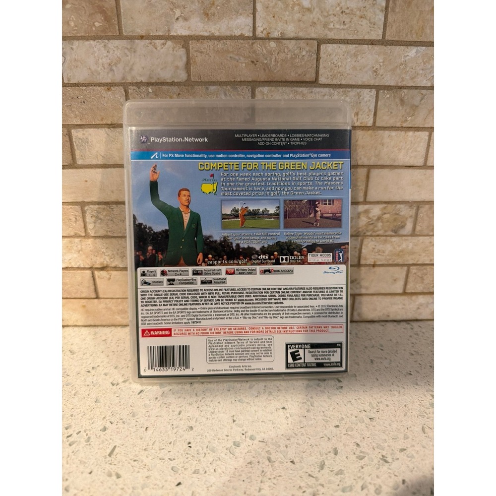 Tiger Woods Masters Collector‎ Edition PS3 Video Game - Picture 2 of 3